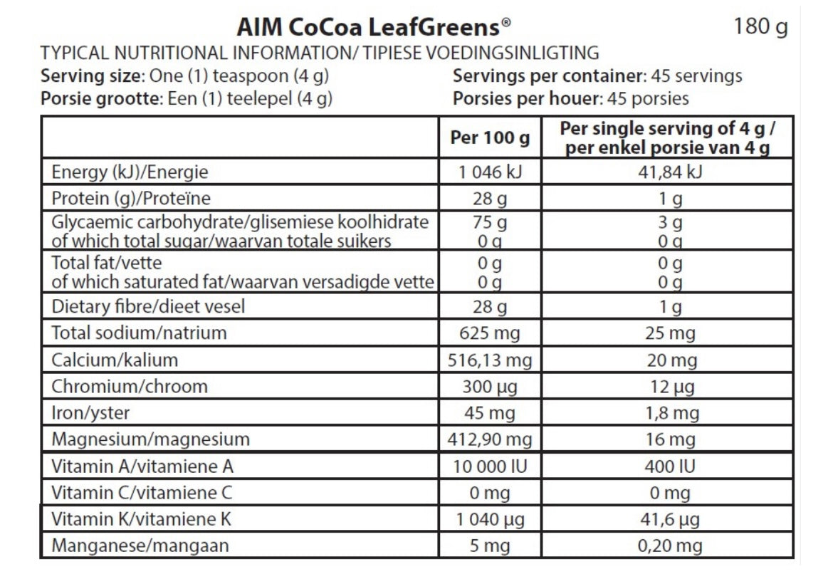 CoCoa LeafGreens